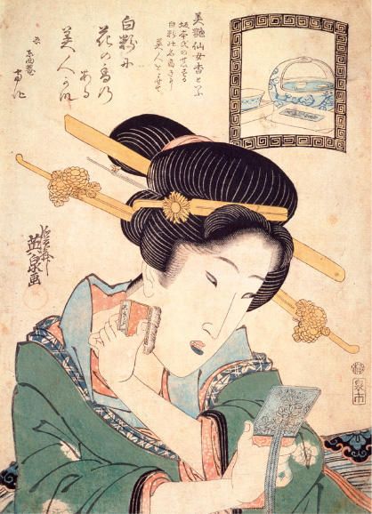 《美艶仙女香》　溪斎英泉　文化12～天保13年頃（1815～1842）