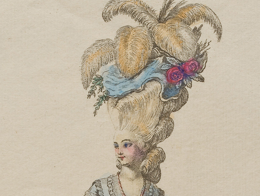 『ギャルリー・デ･モード』（部分）　1778年
