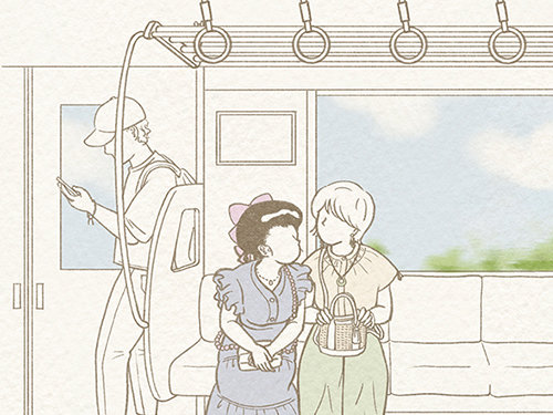 おめかししてどこへ？