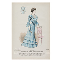 砂時計形ドレス（『ジュルナル・デ・ドモアゼル』1903年より）