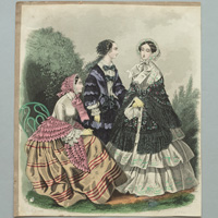1850年代の流行の髪型