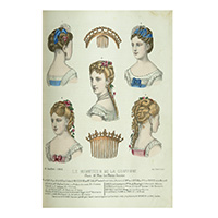 1860年代の流行の髪型